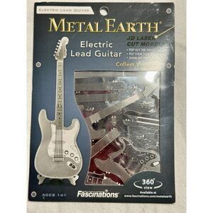 Metal Earth Electric Lead Guitar 3D Laser Cut Steel Model kit